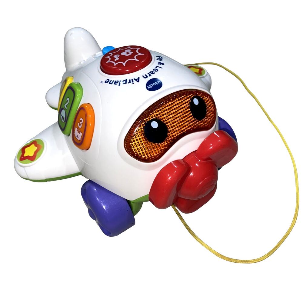VTech Fly & Learn Airplane Electronic Educational Toy White/Multicolor